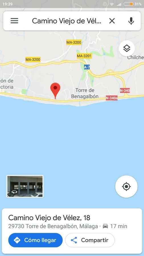 Precioso Atico En Torre De Benagalbon A 20 Metros Del Mar. Apartment Bagian luar foto